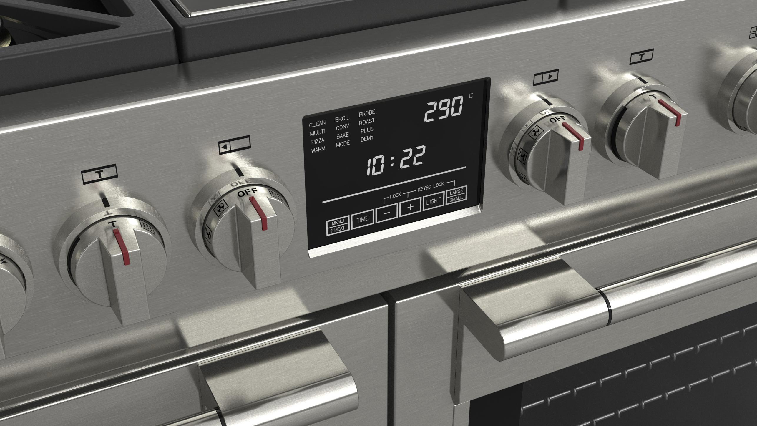 48" DUAL FUEL PRO RANGE Fulgor Milano